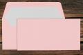 [164002123] Briefhüllen mit Seidenfutter DL 110x220 mm Nassklebend Flamingo gerippt 100 g/qm
